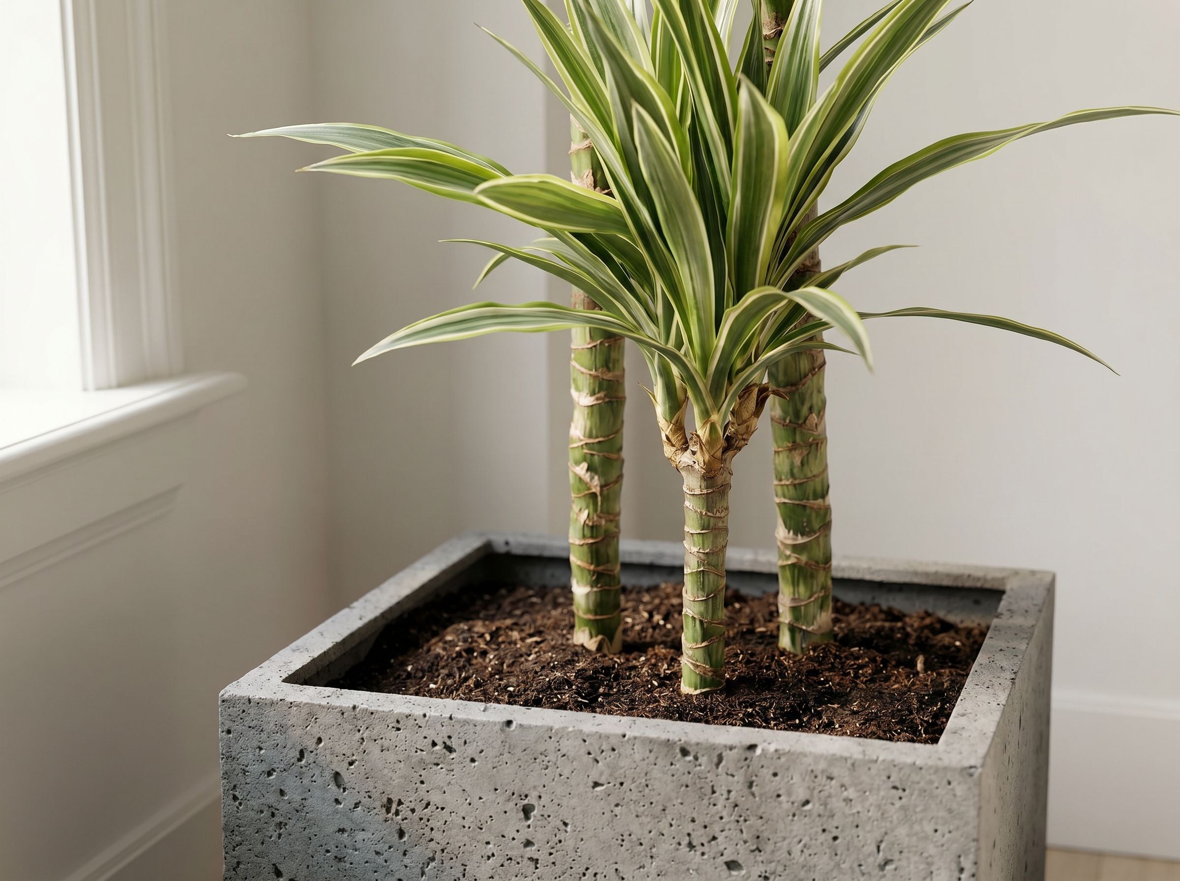 Dracaena Deremensis Hawaiian Sunshine drakenbloedboom hawaiian sunshine volledige plant