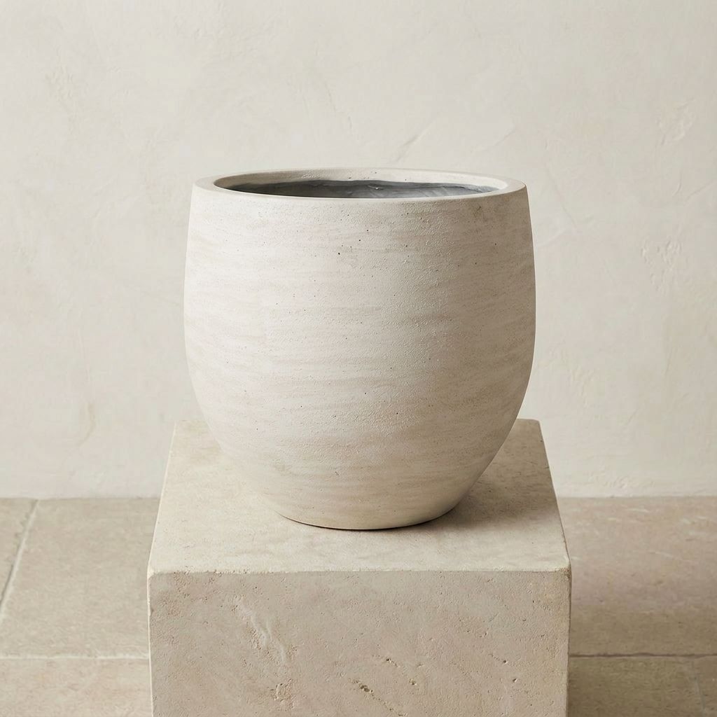 Jumbo Orb Ivory Washed