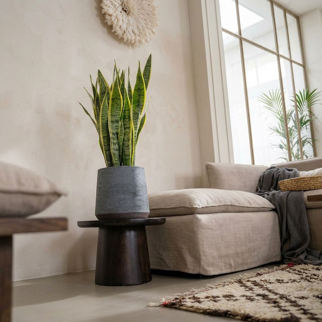 Sansevieria Trifasciata Laurentii in industrieel interieur