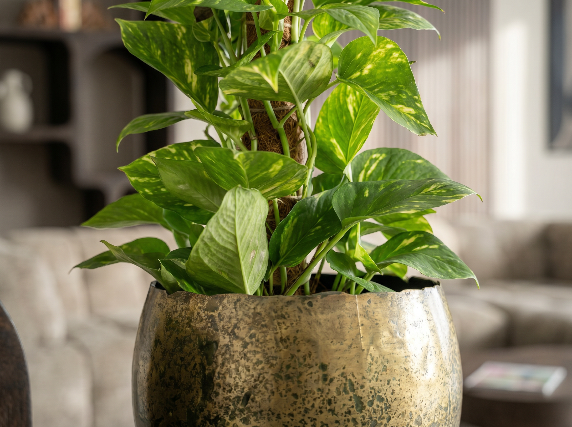 Epipremnum Aureum drakenklimop volledige plant