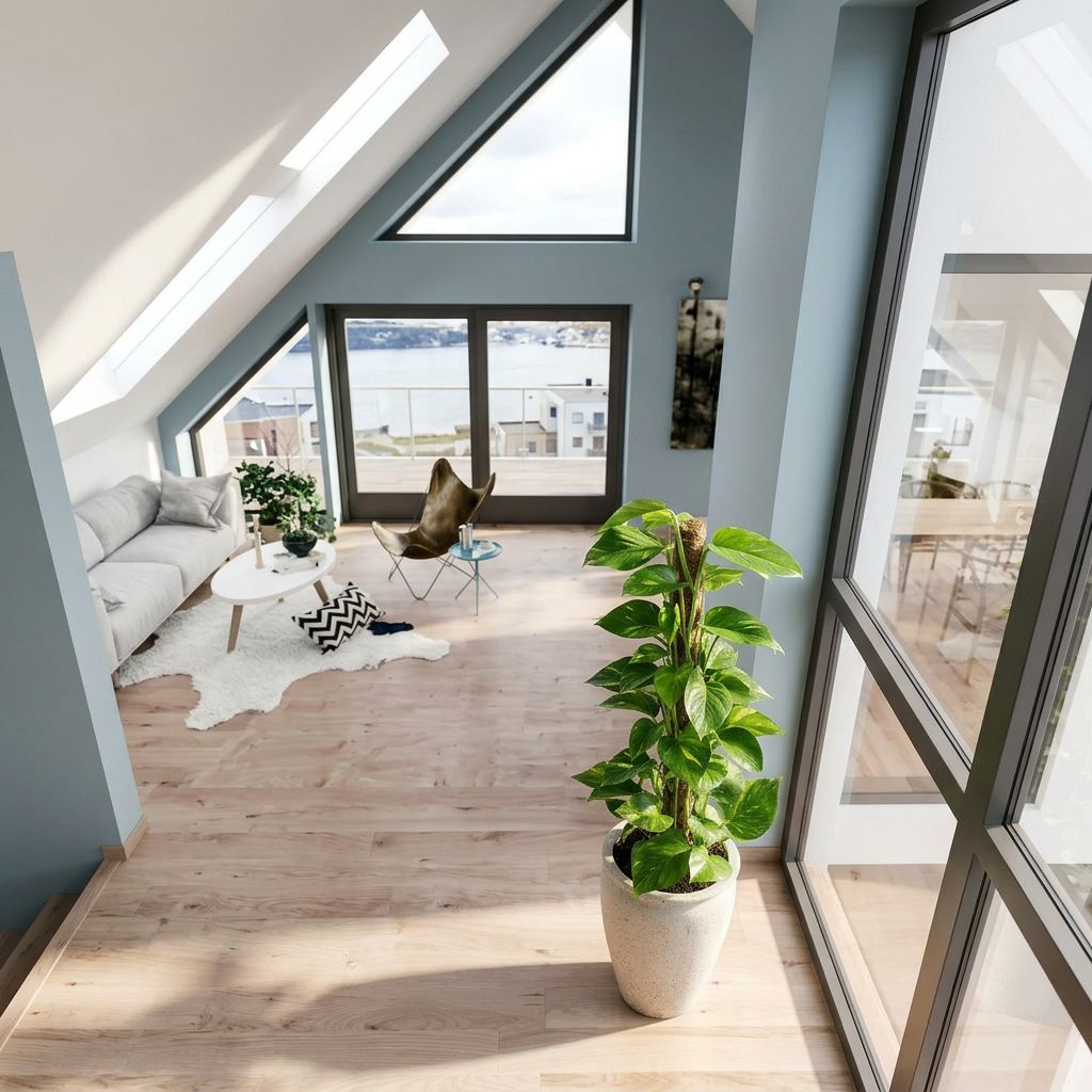 Scindapsus Epipremnum in urban jungle interieur